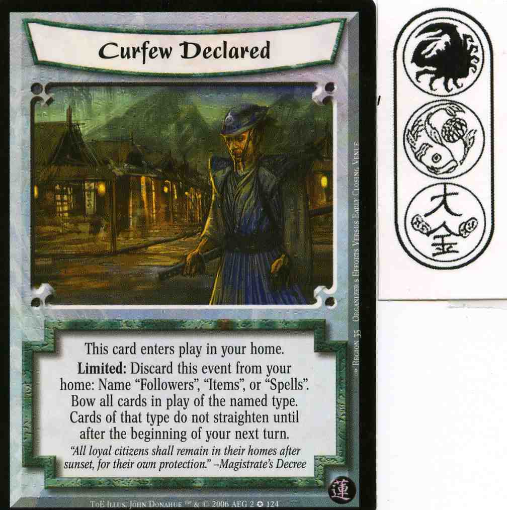 Curfew Declared