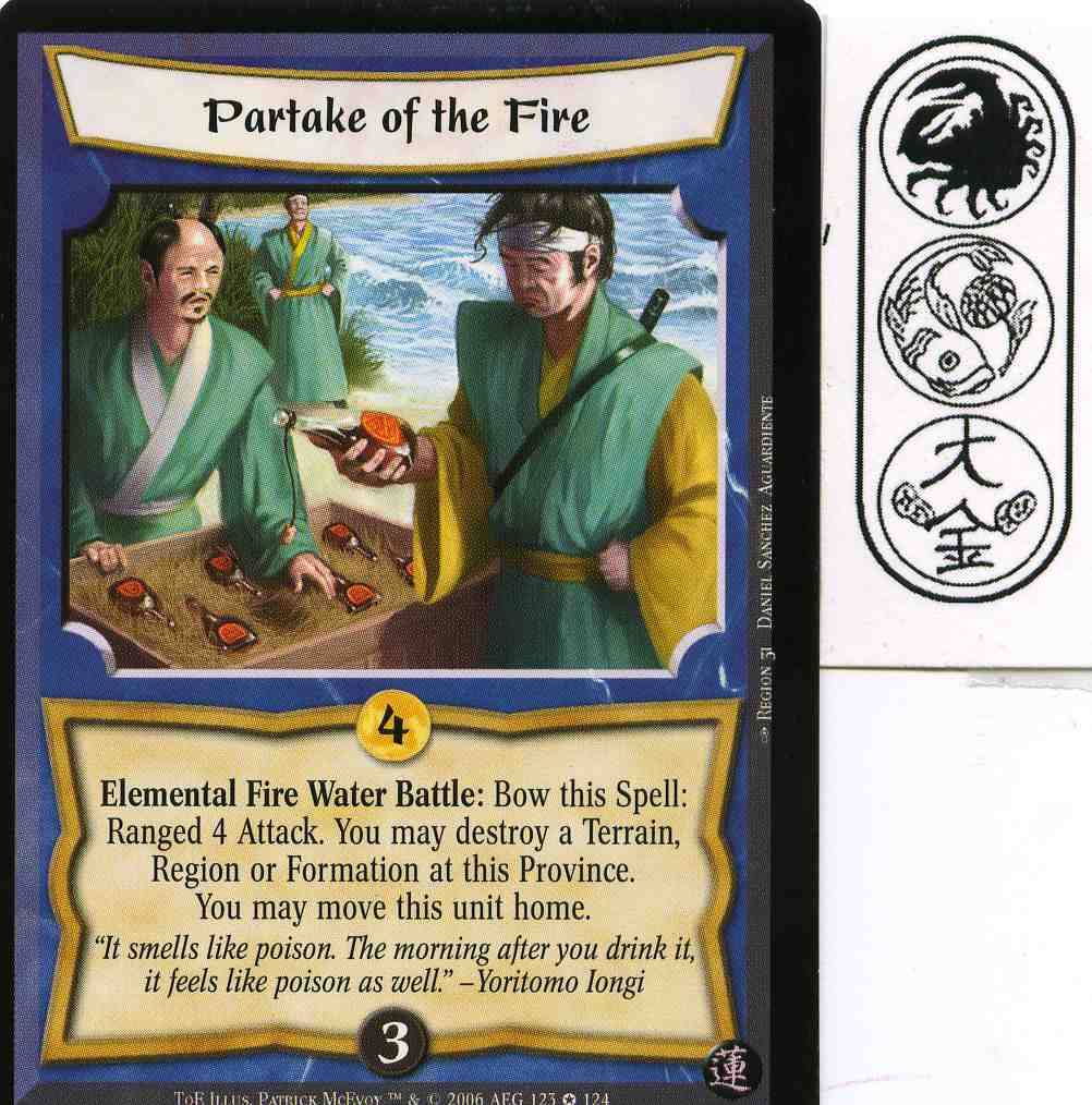 Partake of the Fire