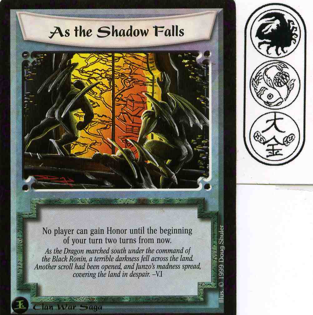 As the Shadow Falls