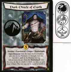 Dark Oracle of Earth Experienced FOIL