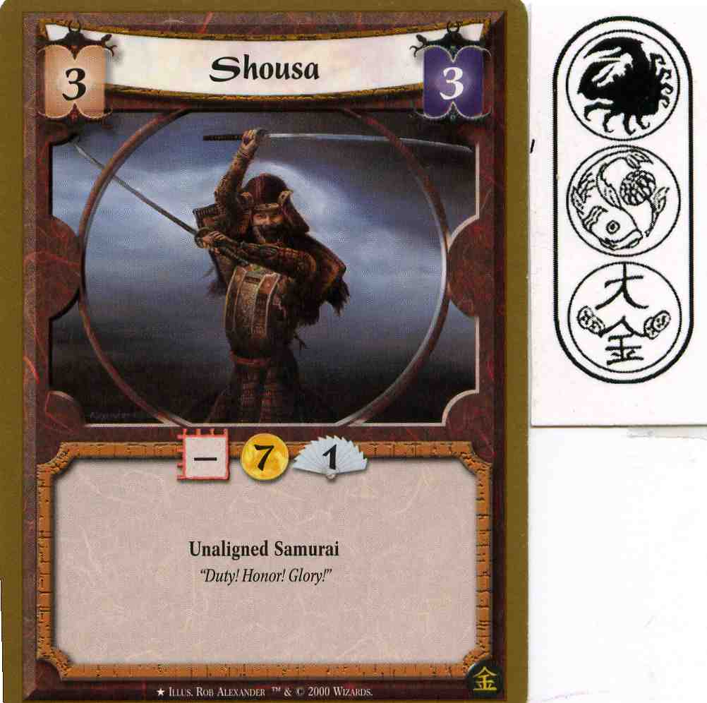 Shousa - Gold Bordered