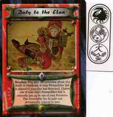 Duty to the Clan