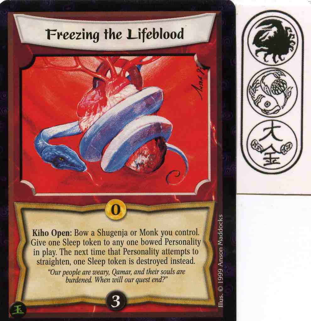 Freezing the Lifeblood