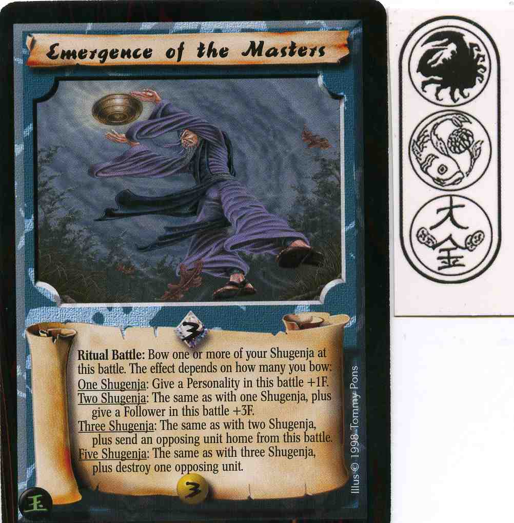Emergence of the Masters