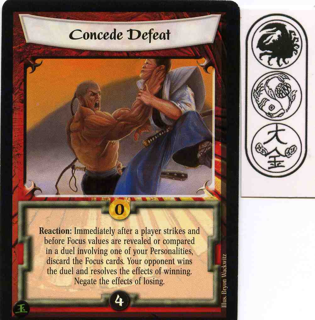 Concede Defeat