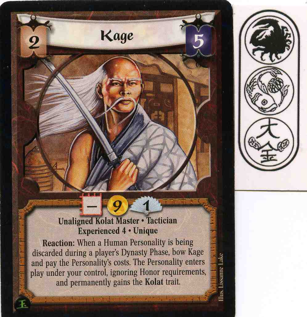 Kage (Experienced 4 Akodo Kage)