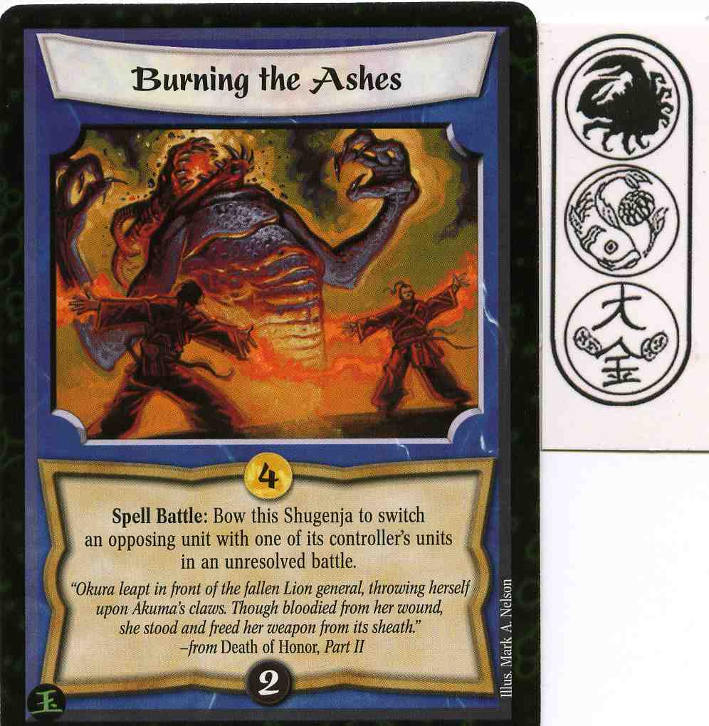 Burning the Ashes