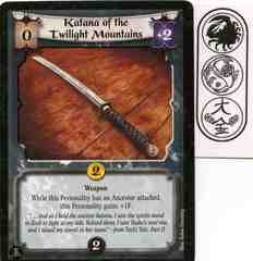 Katana of the Twilight Mountains