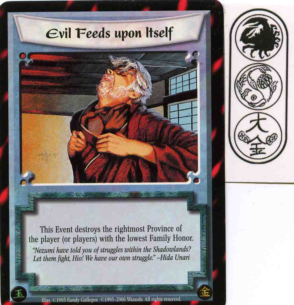 Evil Feeds upon Itself