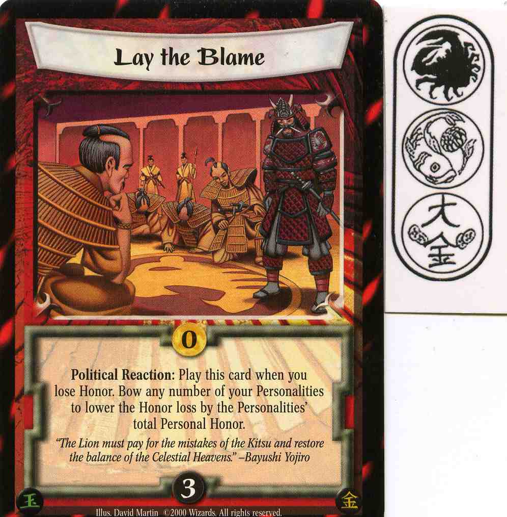 Lay the Blame