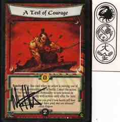 A Test of Courage SIGNED