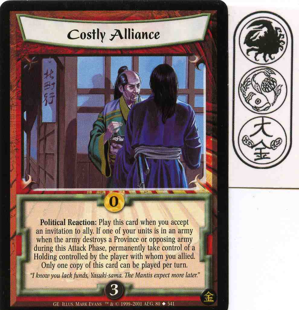 Costly Alliance