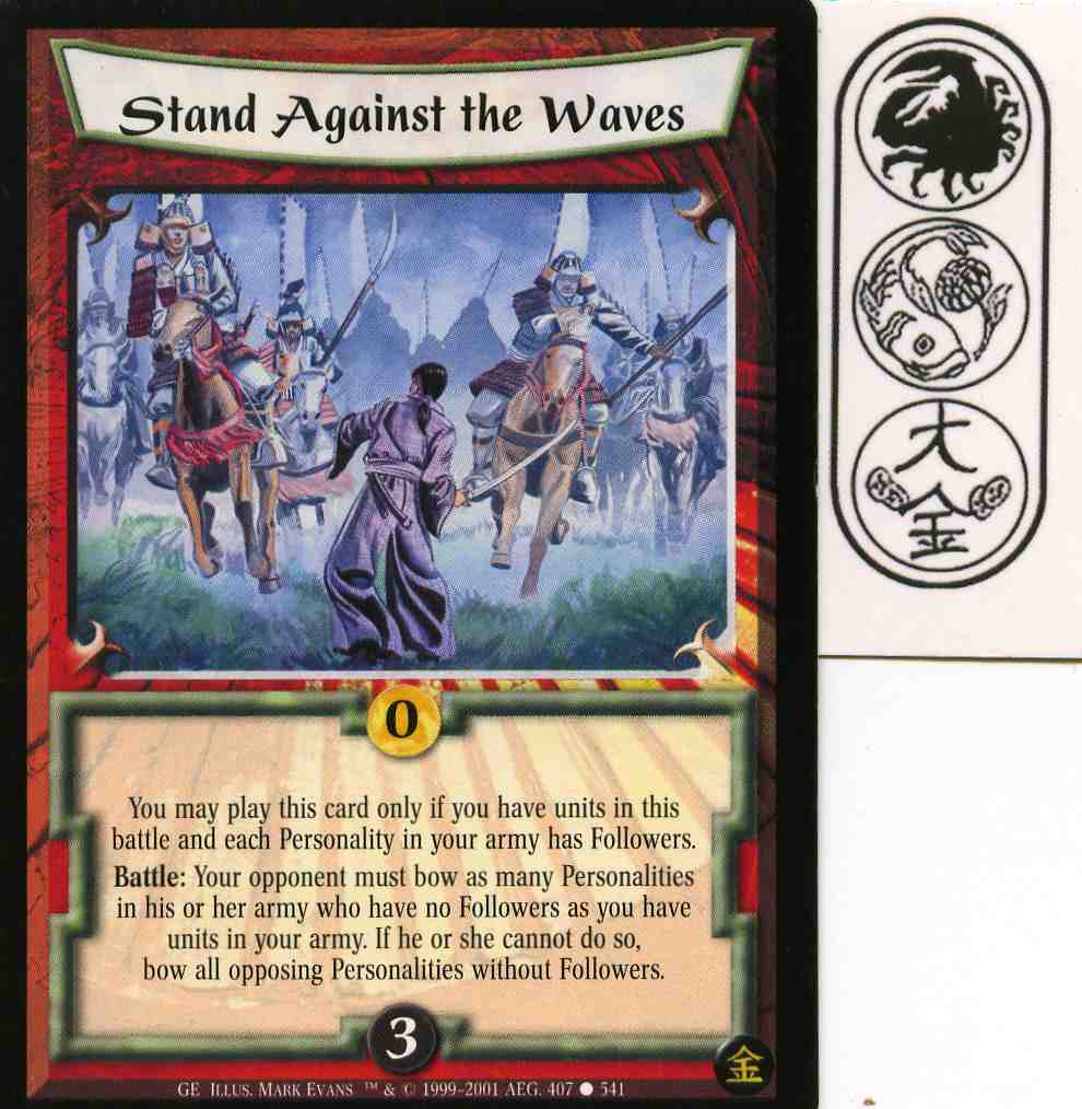Stand Against the Waves