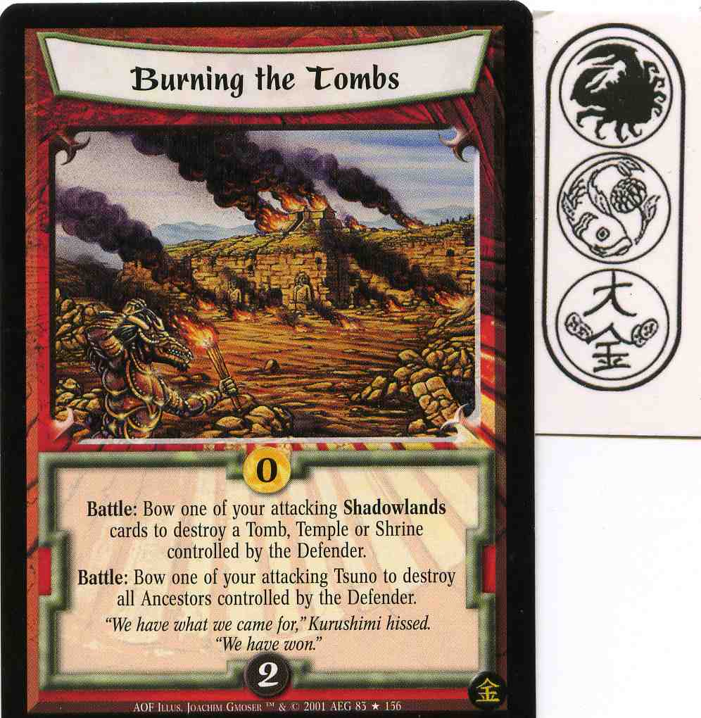Burning the Tombs