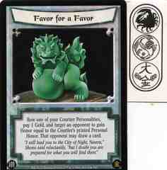 Favor for a Favor