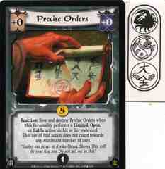 Precise Orders FOIL