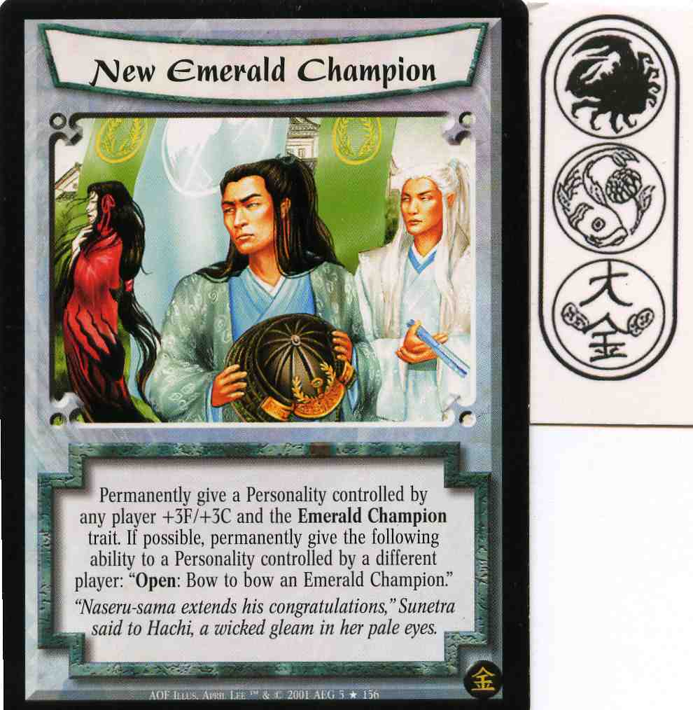 New Emerald Champion