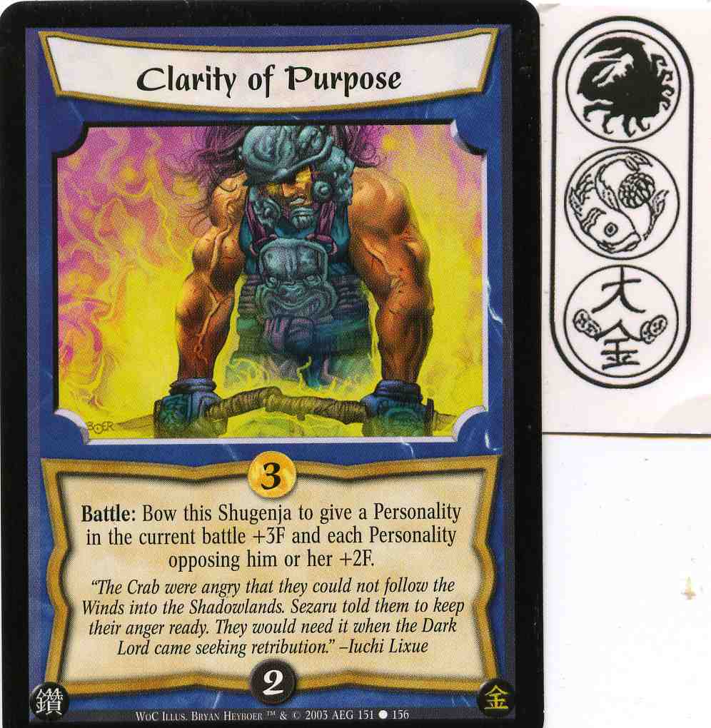 Clarity of Purpose