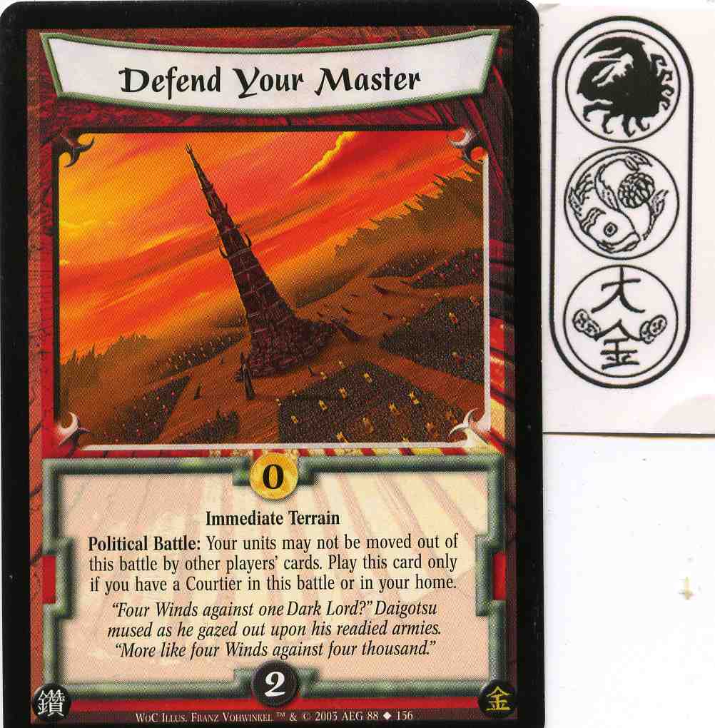 Defend Your Master