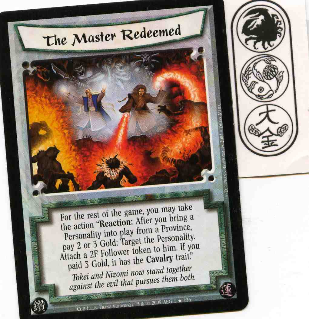 The Master Redeemed FOIL