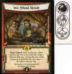 We Stand Ready