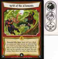 Will of the Elements