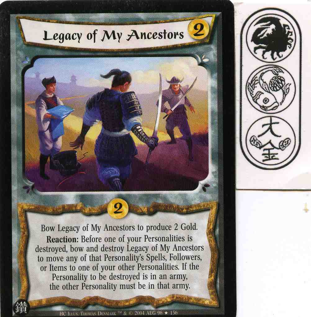 Legacy of My Ancestors