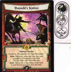 Bayushi's Knives