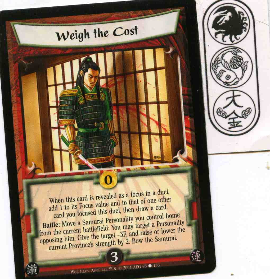 Weigh the Cost