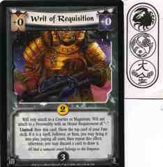 Writ of Requisition