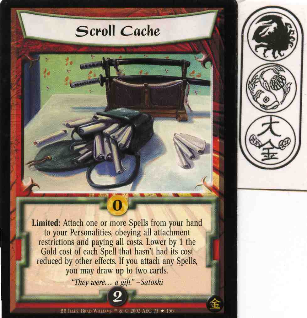 Scroll Cache FOIL