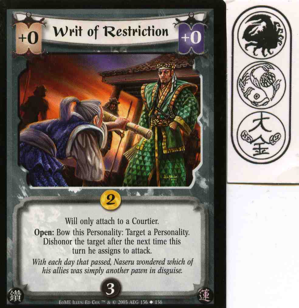 Writ of Restriction