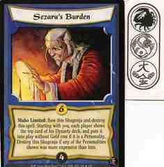 Sezaru's Burden FOIL