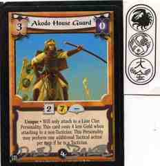 Akodo House Guard SIGNED