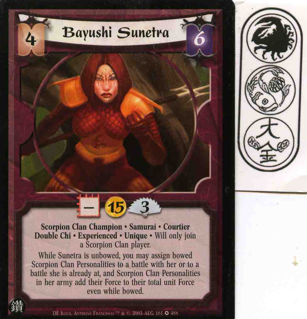 Bayushi Sunetra (Experienced)