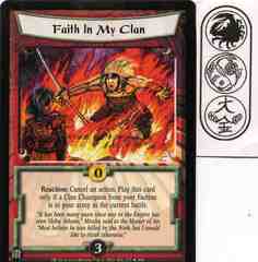 Faith In My Clan FOIL