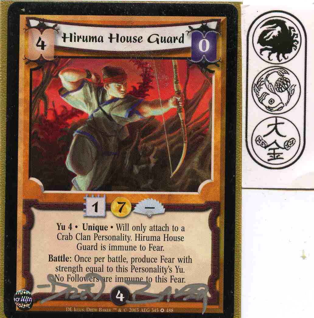Hiruma House Guard SIGNED
