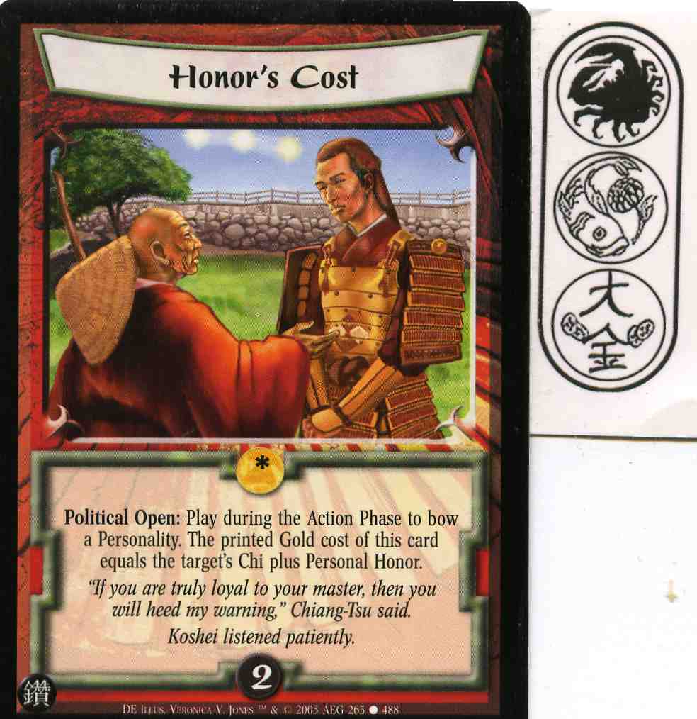 Honors Cost
