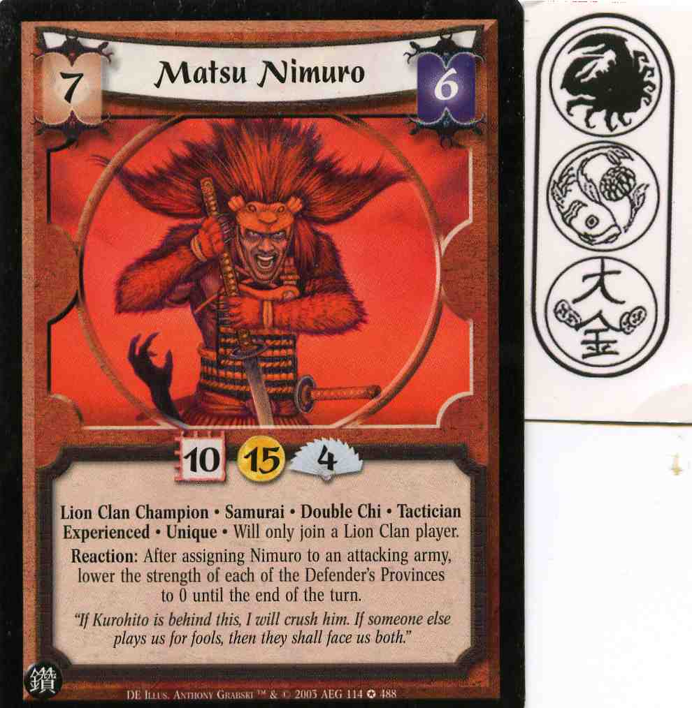 Matsu Nimuro (Experienced) FOIL