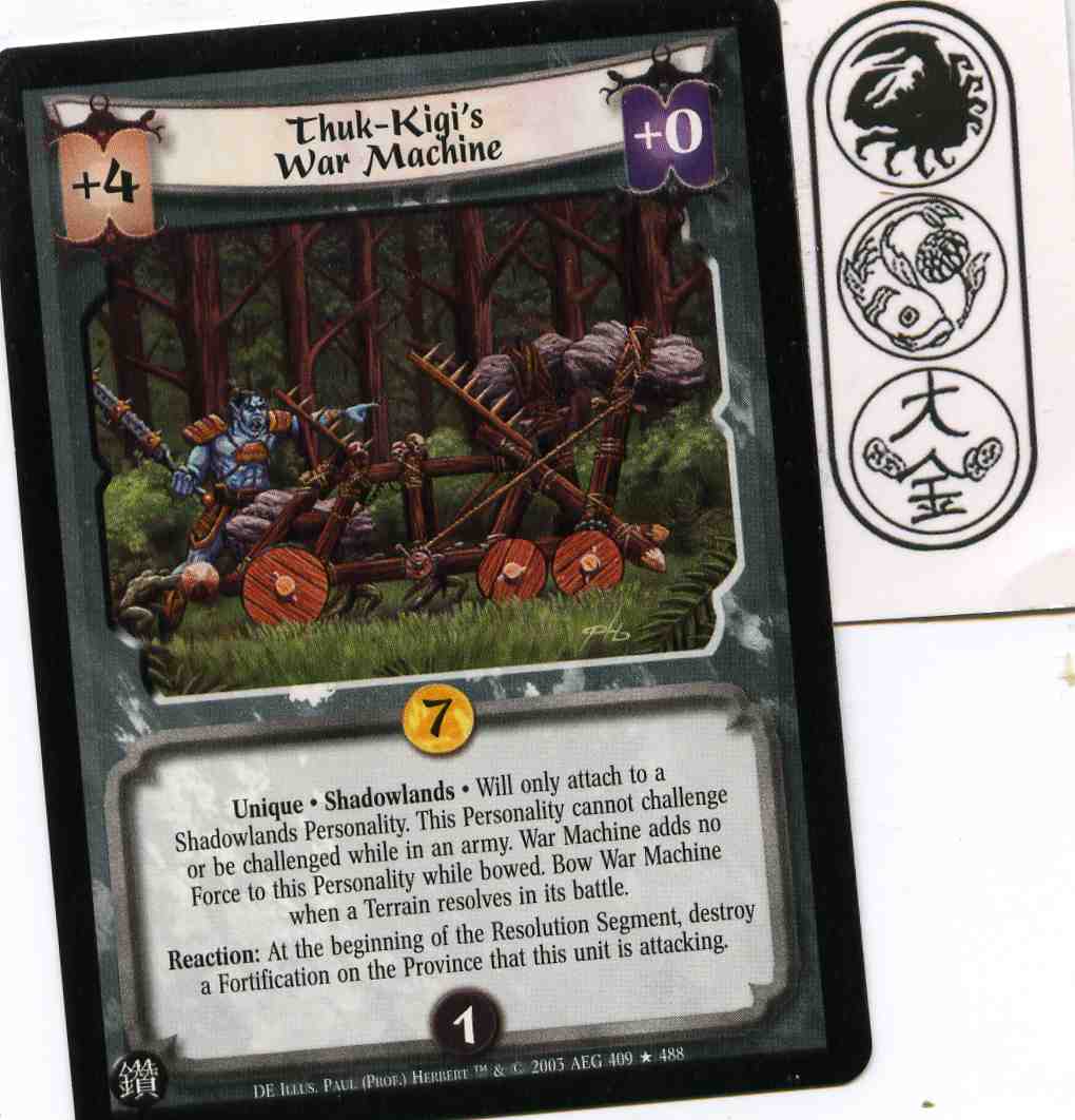 Thuk-Kigis War Machine FOIL