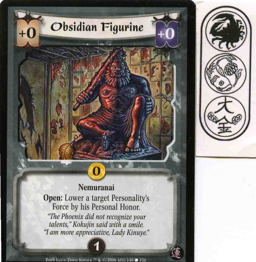 Obsidian Figurine