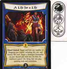 A Life for a Life FOIL