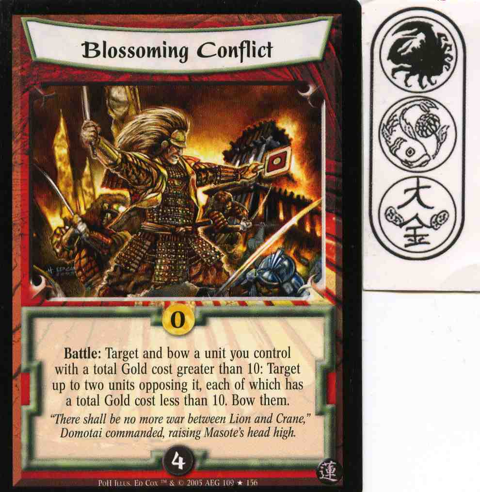 Blossoming Conflict