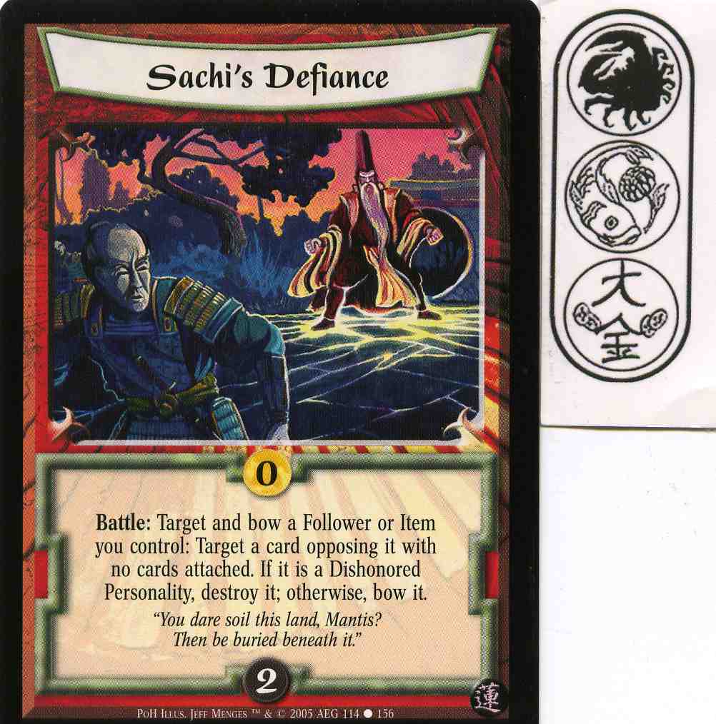 Sachis Defiance