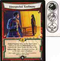 Unexpected Testimony FOIL