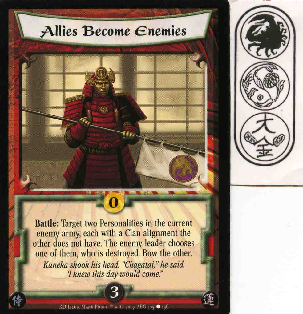 Allies Become Enemies