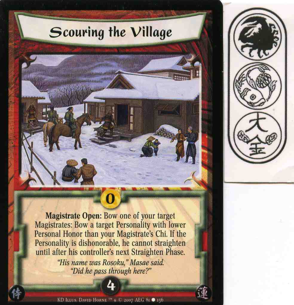 Scouring the Village