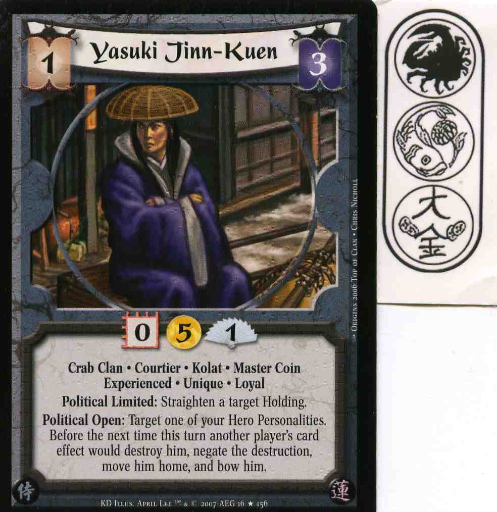 Yasuki Jinn-Kuen (Experienced) FOIL
