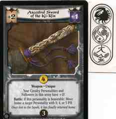 Ancestral Sword of the Ki-Rin FOIL