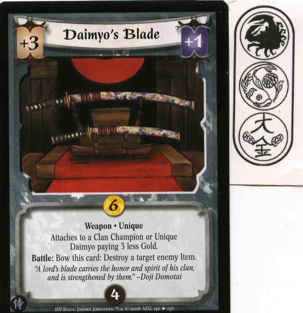 Daimyos Blade FOIL